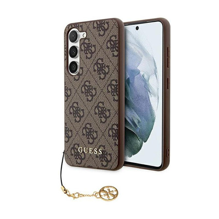 Collection Guess 4G Charms - Etui Samsung Galaxy A55 5G (marron)