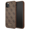 Guess 4G Metal Gold Logo – Etui iPhone 11 Pro (brązowy)
