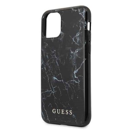 Guess Marble - Coque pour iPhone 11 (noir)