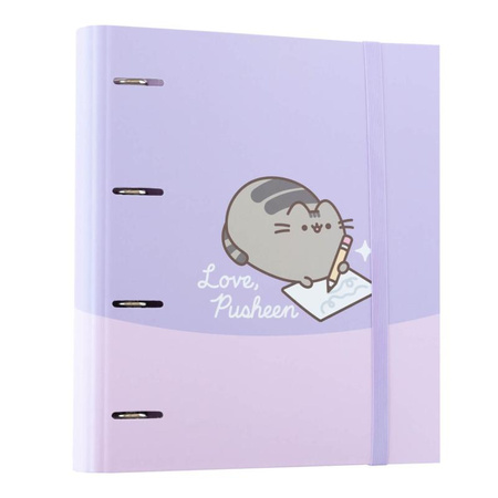 Pusheen - A4 Binder from the Moments Collection (4 rings, elastic band)