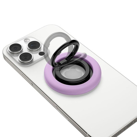 Spigen Nano Pop MagSafe telefongyűrű - Mágneses ujjtartó állvány funkcióval (Grape Purple)