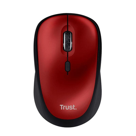 Trust Yvi+ - Souris optique sans fil 1600 DPI ECO (Rouge)