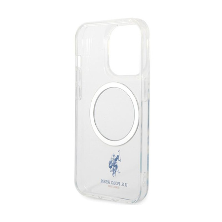 US Polo Assn MagSafe Collection - iPhone 15 Pro Case (transparent)