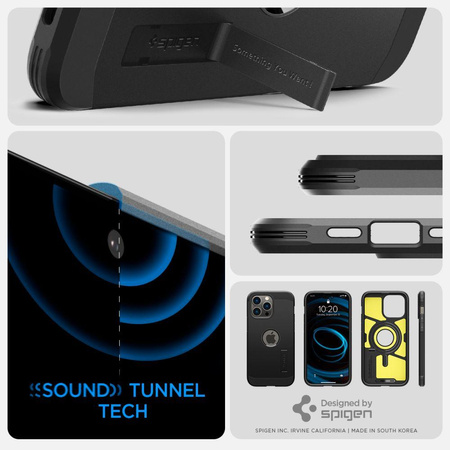 Spigen Tough Armor MagFit - MagSafe iPhone 14 Pro Case (Black)