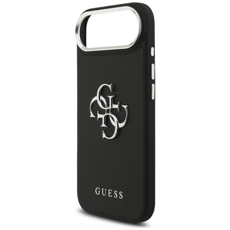 ETUI DO IPHONE AIR GUESS CZARNE ORYGINALNE SKÓRZANE ELEGANCKIE CASE PLECKI