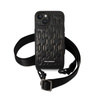 Karl Lagerfeld Monogram Plaque Logo Strap - iPhone 14 Case (black)