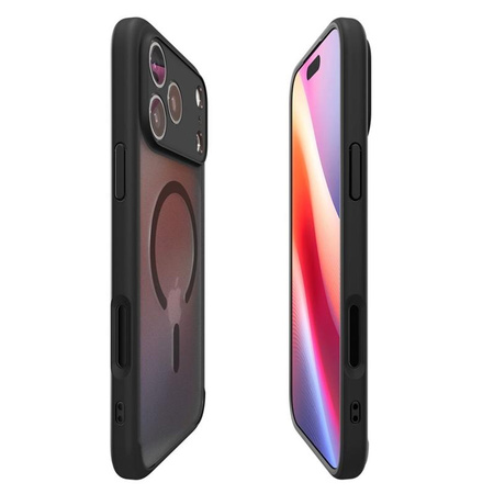 ETUI DO IPHONE 17 PRO MAX do MAGSAFE SPIGEN ULTRA HYBRID ORYGINALNE CZARNE