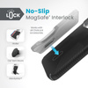 Speck Presidio2 Grip ClickLock e Magsafe - Custodia per iPhone 15 Pro (Nero / Grigio Ardesia / Bianco)