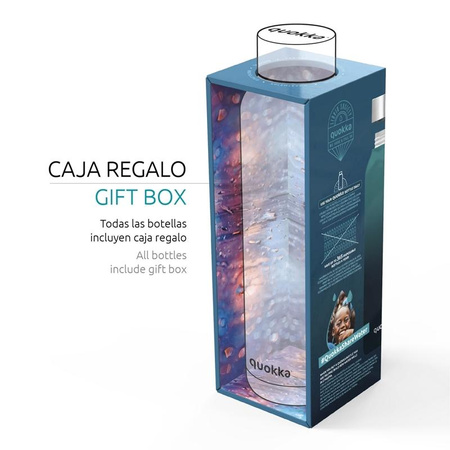 Quokka Solid - Rozsdamentes acél termikus palack 510 ml (Sleek Silver)