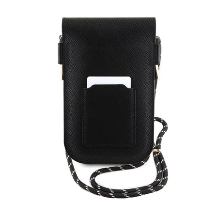 Hello Kitty Leather Hiding Kitty Cord - Crossbody bag for phone (black)