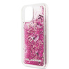 Karl Lagerfeld Glitter Liquid Floatting Charms - Coque iPhone 11 Pro (Floatting Charms rose)