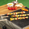 BBQ - brochettes tout métal 24 cm (4pcs).)