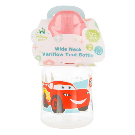 Autók - Palack szilikon szívószállal 150 ml