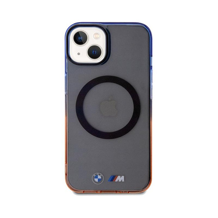 BMW Gradient Bumper MagSafe - iPhone 15 Plus tok (szürke)