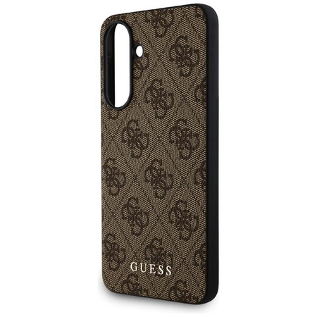 Guess 4G Metal Gold Logo - Etui pour Samsung Galaxy A56 5G (marron)