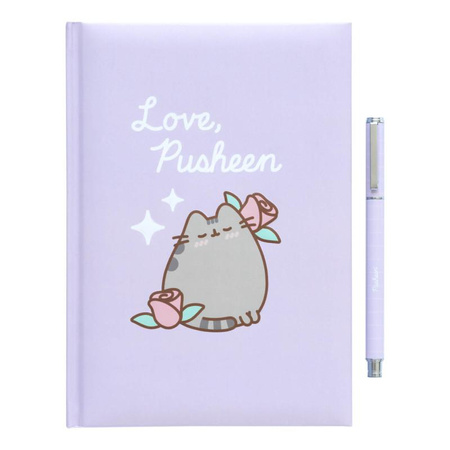 Pusheen - Sada zápisník A5 + pero z kolekce Moments