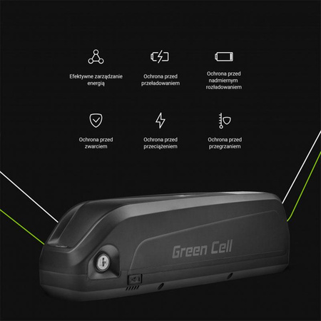 Green Cell - Bateria 13Ah (624Wh) do roweru elektrycznego E-Bike 48V