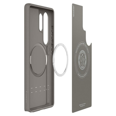 Spigen Parallax MagSafe - Etui pour Samsung Galaxy S25 Ultra (Gris cendré)