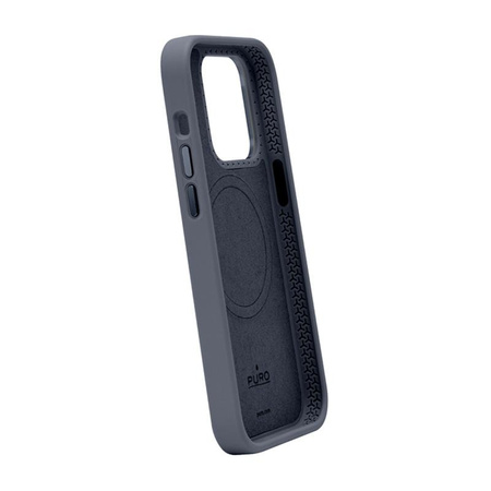 PURO ICON MAG PRO - Étui MagSafe pour iPhone 15 Pro Max (Bleu foncé)