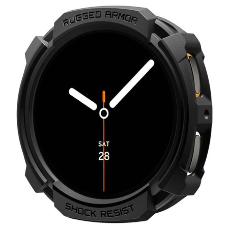 Spigen Rugged Armor – Pouzdro pro Samsung Galaxy Watch 8 44 mm (Matte Black)