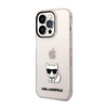 Karl Lagerfeld Choupette Body - Etui iPhone 14 Pro (różowy)
