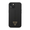 Guess Silicone Triangle Logo - Coque iPhone 14 Plus (noir)