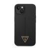 Guess Silicone Triangle Logo - Etui iPhone 14 (czarny)