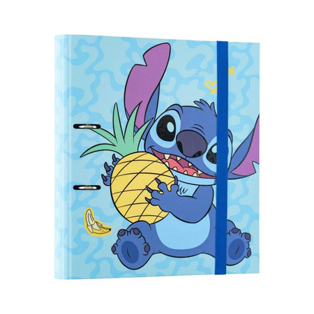 Disney Stitch - A4-Ordner aus der Tropical-Kollektion (2 Ringe, Gummiband)