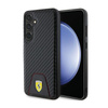 Ferrari Carbon Stitched Bottom - Samsung Galaxy S24+ Case (black)