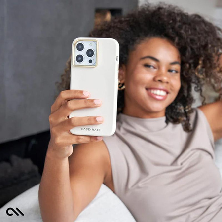 Case-Mate Silikon MagSafe - Tasche iPhone 15 Pro (Beige)