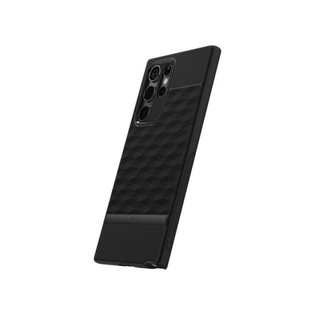 Spigen - Pouzdro Caseology Parallax pro Samsung Galaxy S22 Ultra (černé)