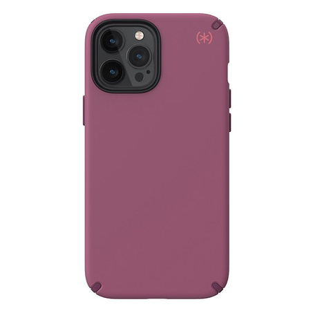 Speck Presidio2 Pro - pouzdro pro iPhone 12 Pro Max s povrchovou úpravou MICROBAN (LSH Burgundy)