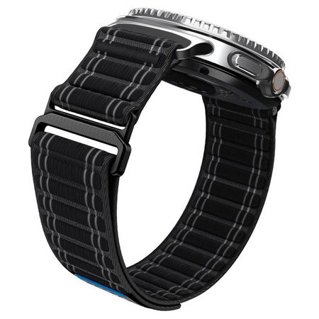 PASEK DO GALAXY WATCH 8 | 8 CLASSIC 40 44 46 mm SPIGEN NYLONOWY CZARNY