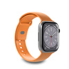 PURO ICON - Elastický řemínek pro Apple Watch 44/45/46/49 mm (S/M a M/L) (Meruňková)