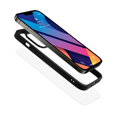 Crong Clear Cover - iPhone 13 mini Hülle (schwarz)