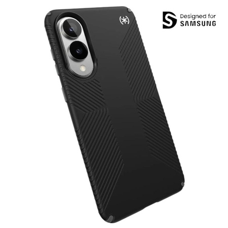 Speck Presidio2 Grip Magnet - Hülle für Samsung Galaxy S25 Edge MagSafe (Black/Slate Grey/White)