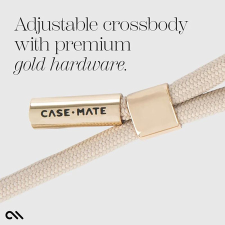 Case-Mate Phone Crossbody Rope - ramenní popruh pro telefon (béžový)