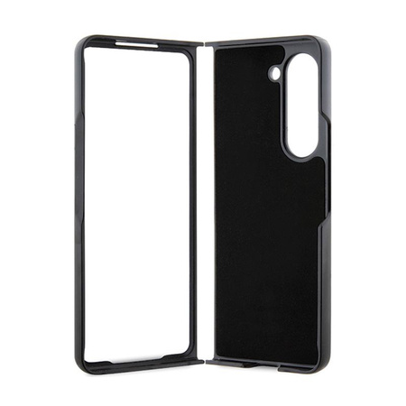 Karl Lagerfeld NFT Saffiano Karl & Choupette Pin - Etui Samsung Galaxy Z Fold 5 (noir)