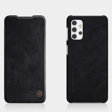 Nillkin Qin Leather Case - Samsung Galaxy A32 5G Case (Black)