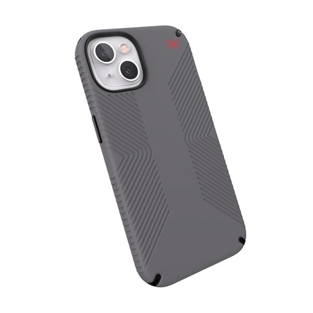 Speck Presidio2 Grip - Étui antidérapant pour iPhone 13 (Gris graphite/Noir)
