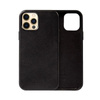 Crong Essential Cover - Etui en cuir pour iPhone 12 Pro Max (noir)