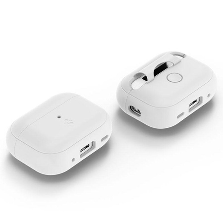Spigen Silicone Fit Strap - Hülle für Apple AirPods Pro 1 / 2 (Weiß / Grau)
