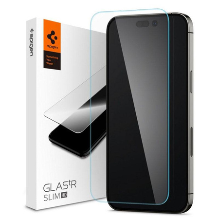 Spigen Glas.TR Slim - Tempered Glass for iPhone 14 Pro