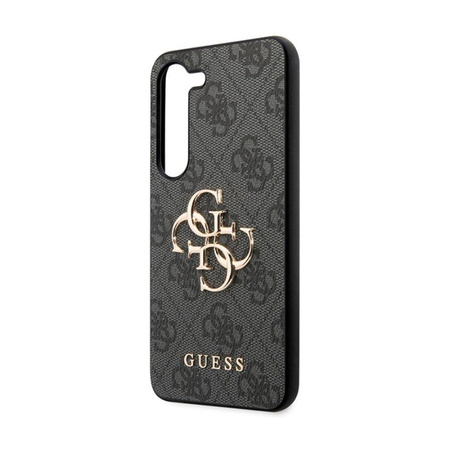 Guess 4G Big Metal Logo - pouzdro pro Samsung Galaxy S23 FE (šedé)