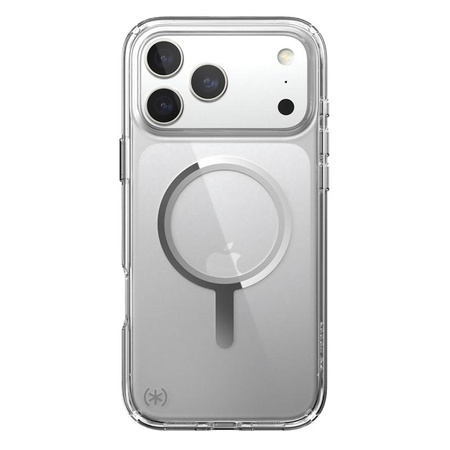 Speck Presidio Perfect Clear MagSafe - iPhone 17 Pro Max Tasche (Klar / Silber)