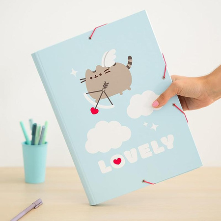 Pusheen - Folder / document storage bag from the Purrfect Love collection (24.5 x 34 cm)