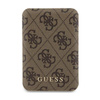 Guess 4G Leder Metall Logo MagSafe - Induktion Power Bank 5000 mAh 15W MagSafe (braun)