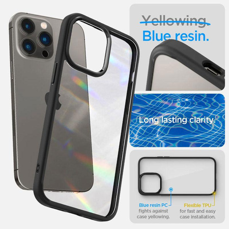Spigen Ultra Hybrid - tok iPhone 14 Pro Max készülékhez (fekete)