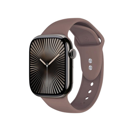 Crong Liquid - Strap for Apple Watch 44/45/46/49 mm (brown)