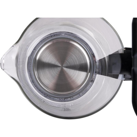 Alpina - Electric kettle made of glass with LED illumination 1,7 L 2200 W
